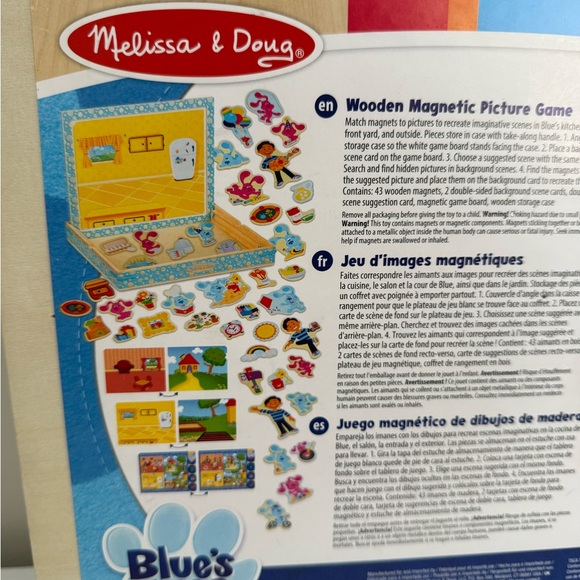 Blue’s Clues & You Melissa & Doug Magnetic Wooden Puzzle Set - Nearly complete! - Picture 12 of 12